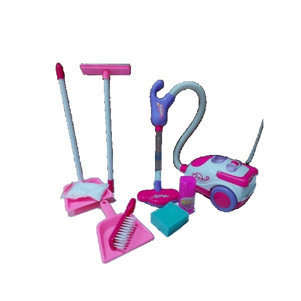 لعبة مكنسة التنظيف التفاعلية للأطفال 🧹