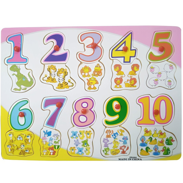 بزل الأرقام والأشكال الإنجليزية 🌟👶🧩