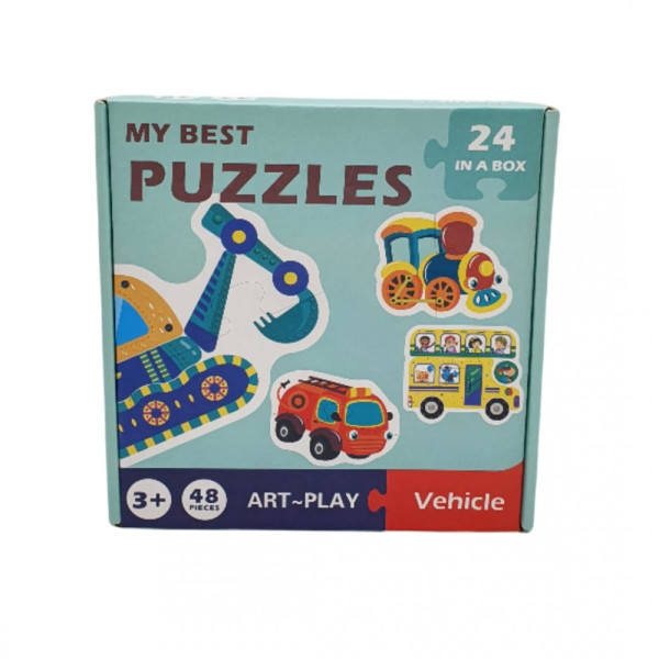 بزل التركيب على شكل المركبات 🚗🚁🚑