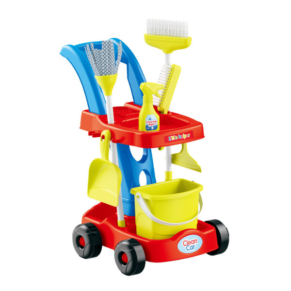 عربة التنظيف التفاعلية للأطفال  ✨👧👦