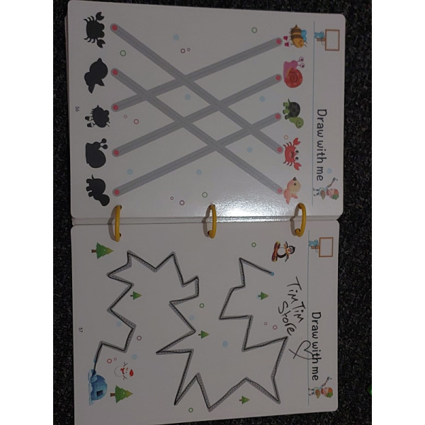 دفتر لتعلم الكتابة – ممتع وقابل لإعادة الاستخدام ✏️🧠