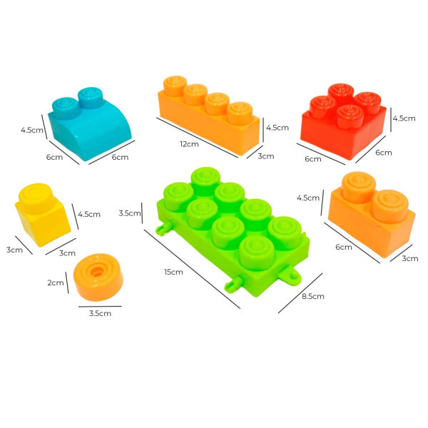 ليجو الحجم الكبير - 250 قطعة 🧒👧