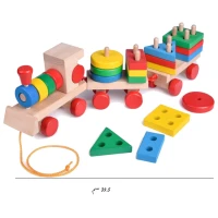 القطار الخشبي المونتسوري 🚂