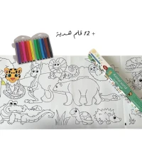 رول الوان الحيوانات البرية 🦁🐯🐴🐻