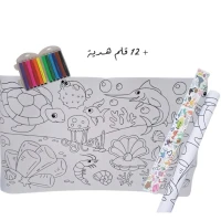 رول الوان الحيوانات البحرية 🐳🐟🦀🦭