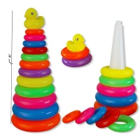 حلقات البط الملونة🐥🌈