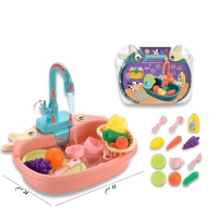 حوض مطبخ للأطفال 15 قطعة