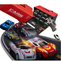 حاوية سيارات السباق للأطفال - 48 قطعة 🏎️